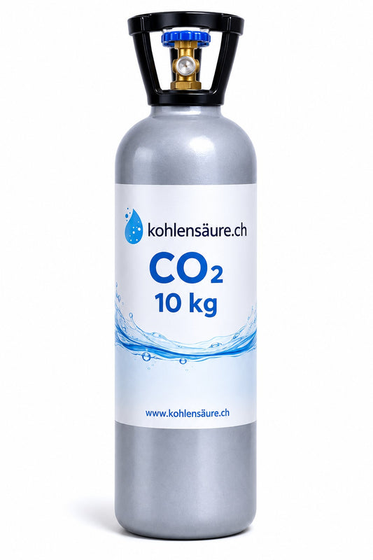 CO2 Gasflasche 10kg Nachfüllung – Kohlensäure für Wassersprudler